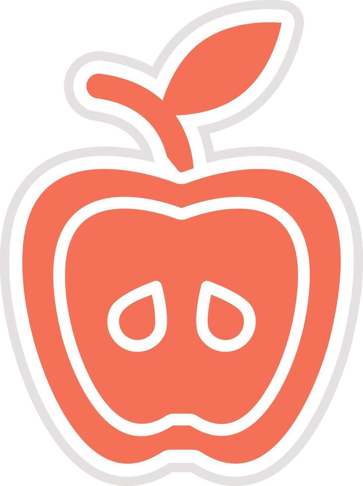 Apple Icon Design Illustration vector