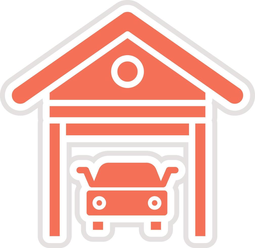 Garage Icon Design Illustration vector