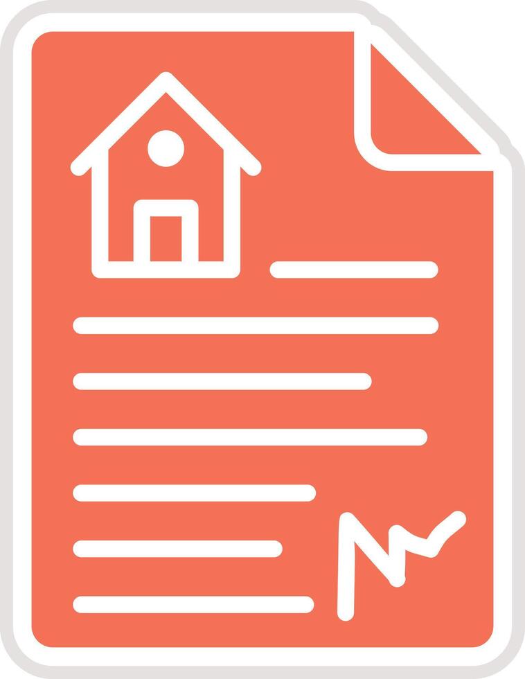 House document Icon Design Illustration vector