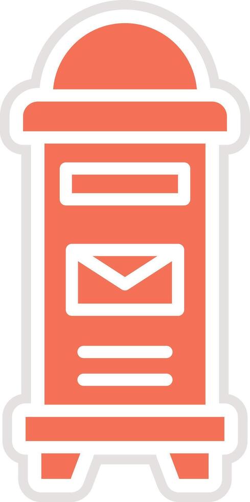 Mailbox Icon Design Illustration vector