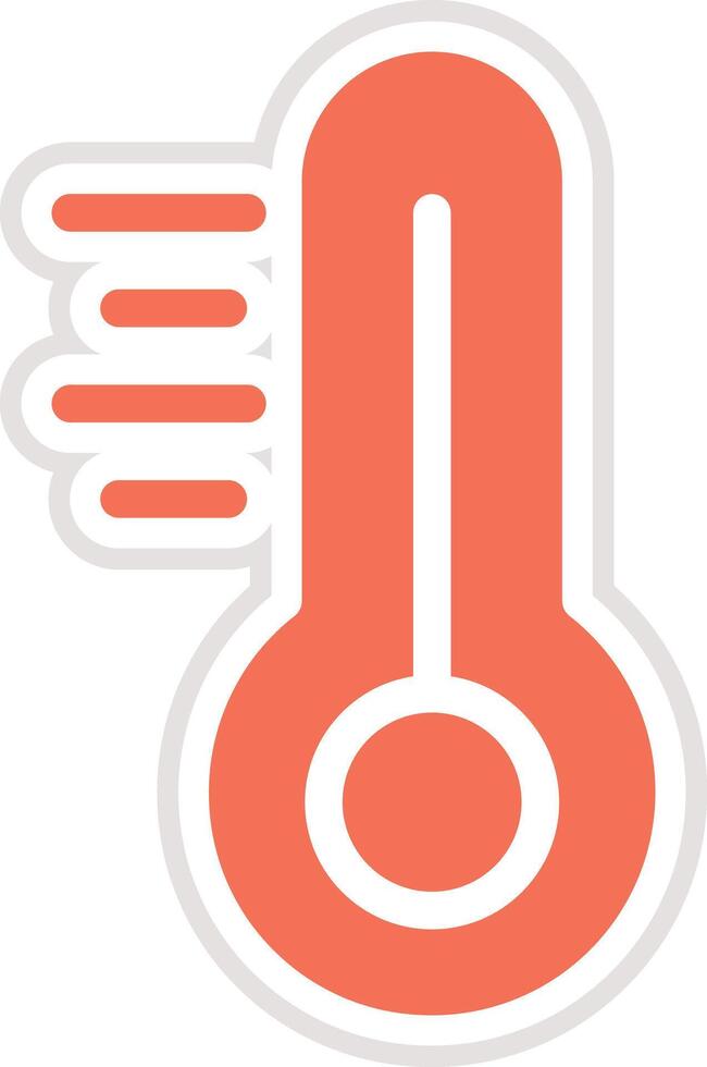 Thermometer Icon Design Illustration vector