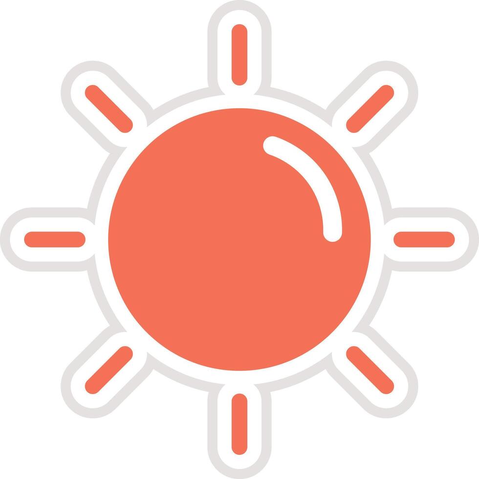 Sun Icon Design Illustration vector