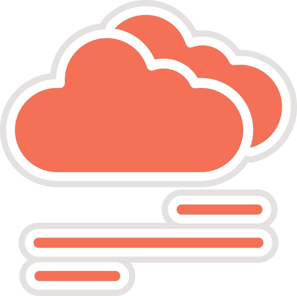 Foggy Icon Design Illustration vector