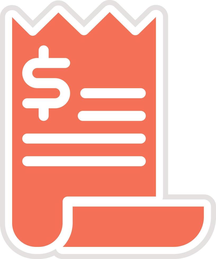 Invoice Icon Design Illustration vector