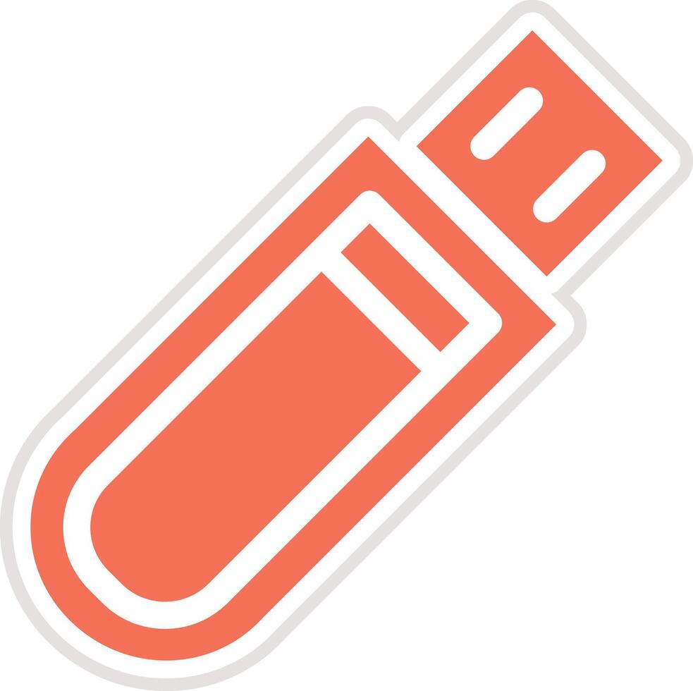 USB Icon Design Illustration vector