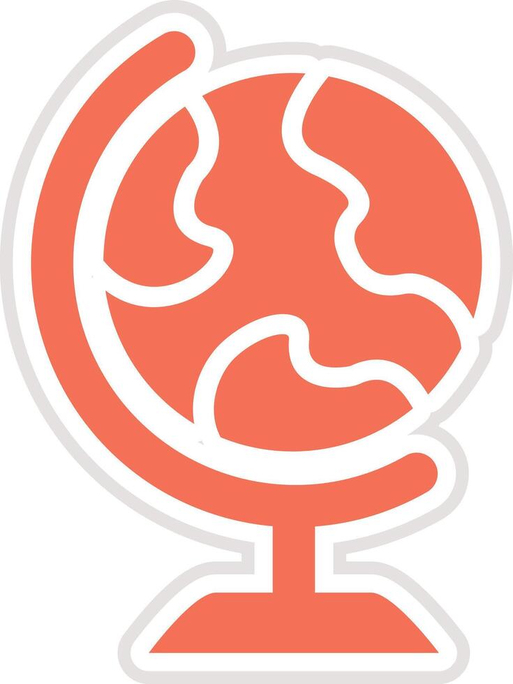 Globe Icon Design Illustration vector