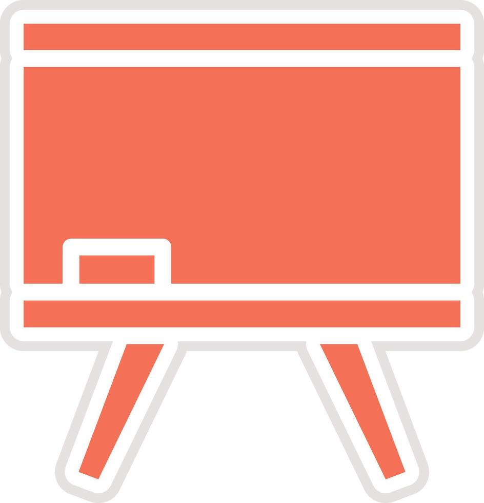 Chalkboard Icon Design Illustration vector