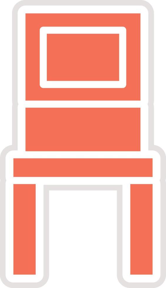 Chair Icon Design Illustration vector