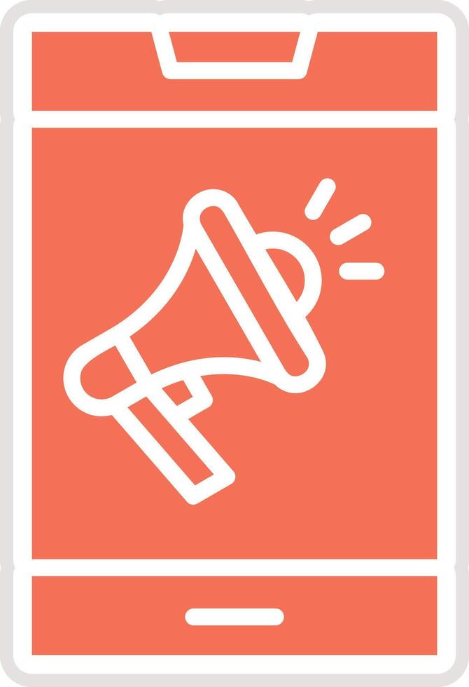 Mobile Marketing Icon Design Illustration vector