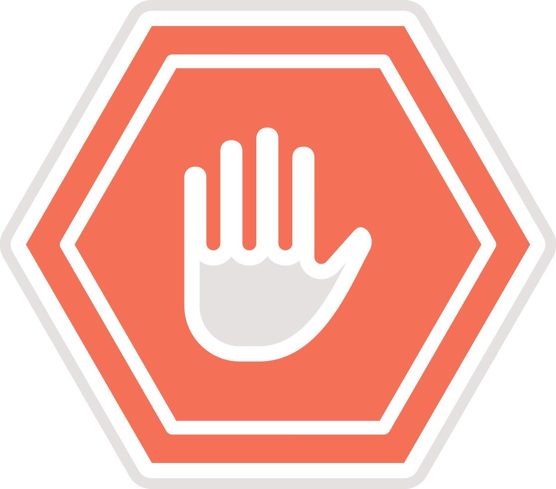 Ad Block Icon Design Illustration vector