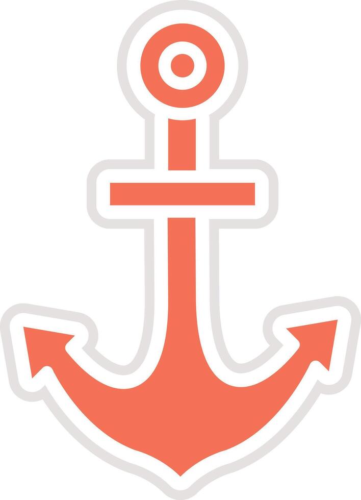 Anchor Icon Design Illustration vector