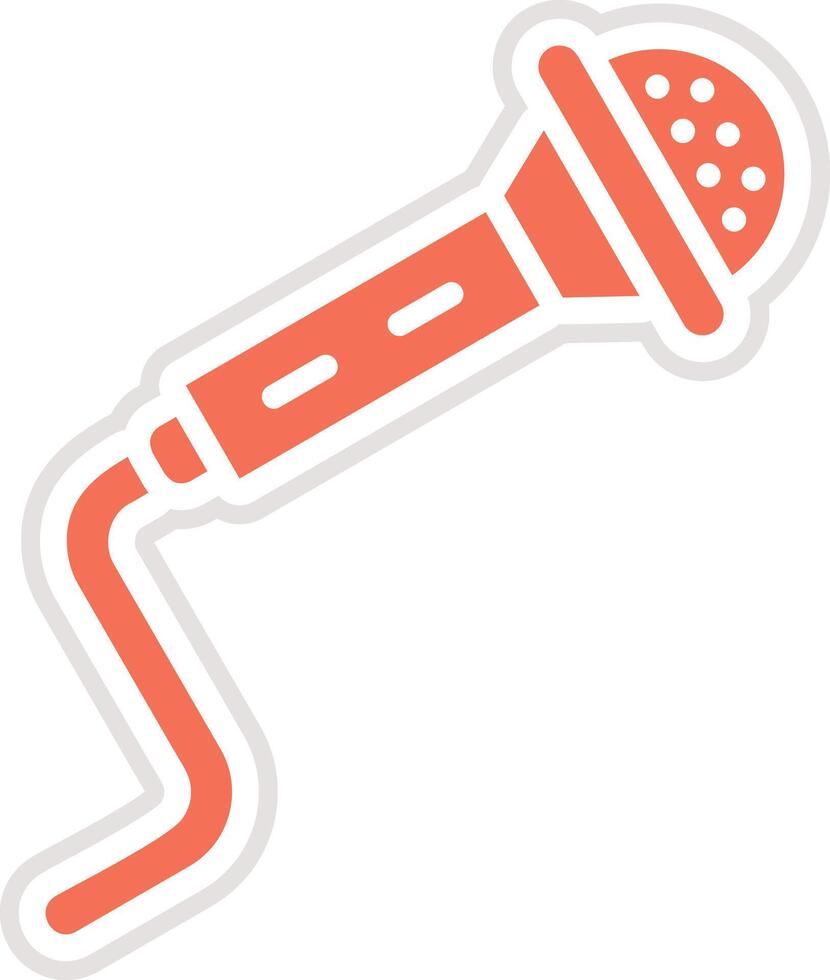 Microphone Icon Design Illustration vector