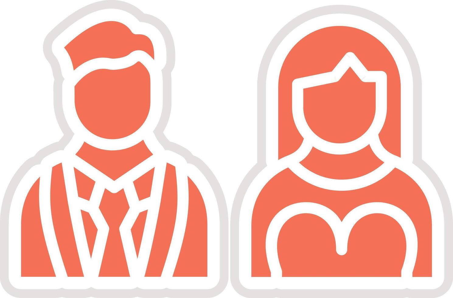 Couple Icon Design Illustration vector