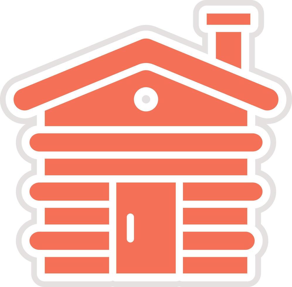 Cabin Icon Design Illustration vector