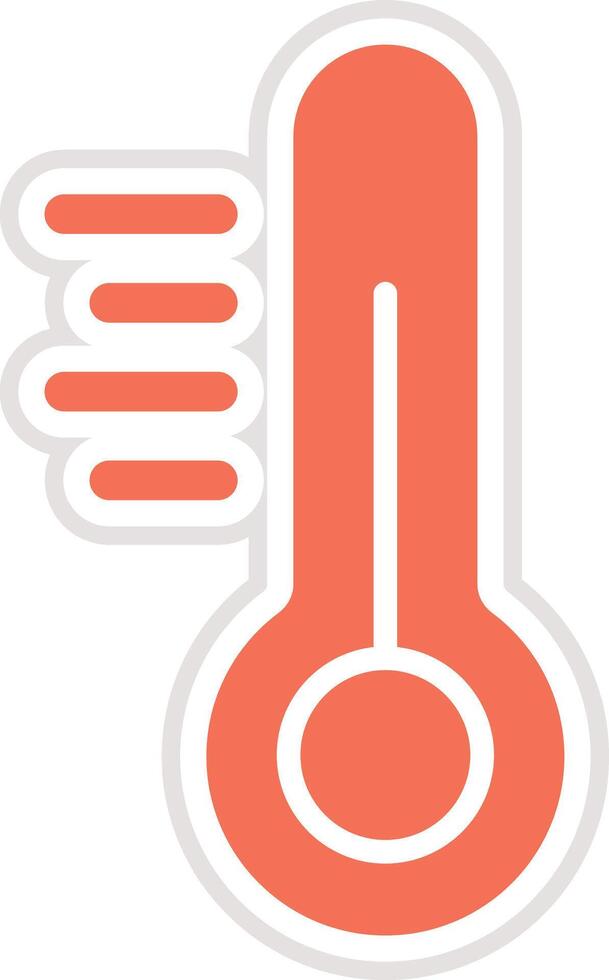 Thermometer Icon Design Illustration vector