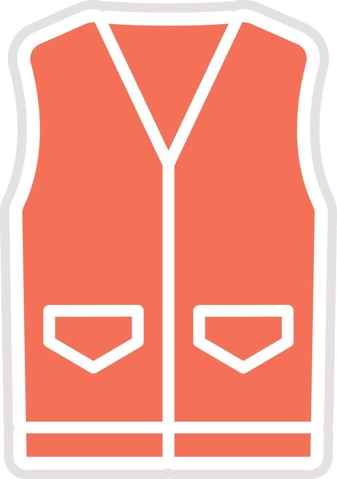 Vest Icon Design Illustration vector