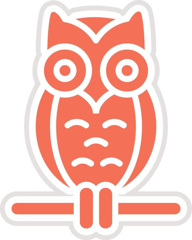 Owl Icon Design Illustration vector