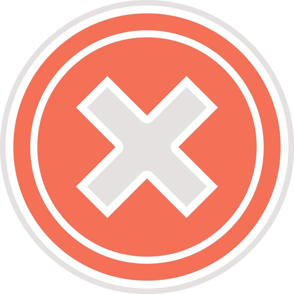Close Icon Design Illustration vector
