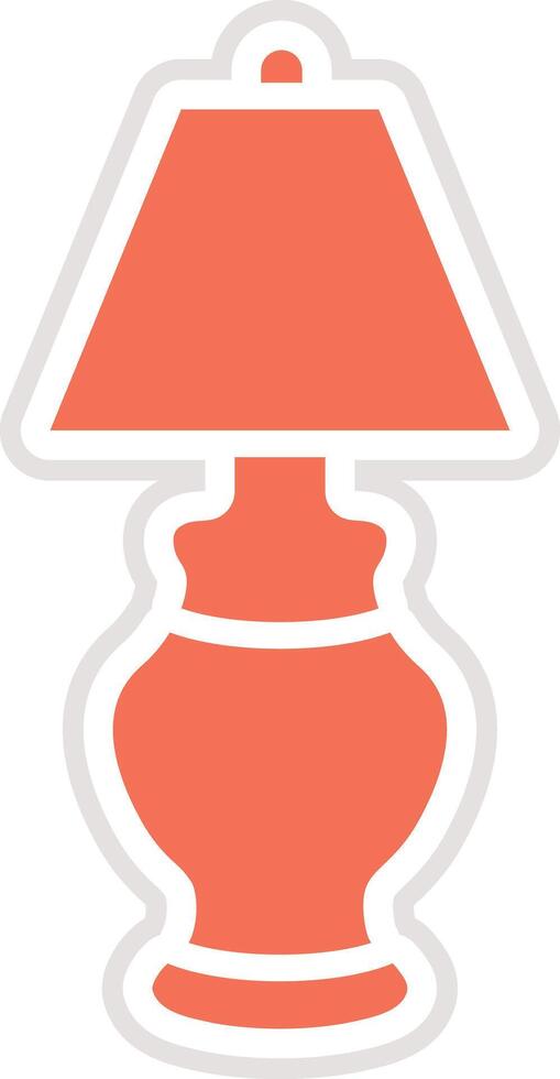 Lamp Icon Design Illustration vector
