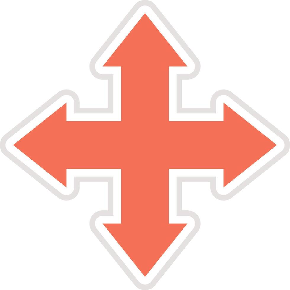 Move Icon Design Illustration vector