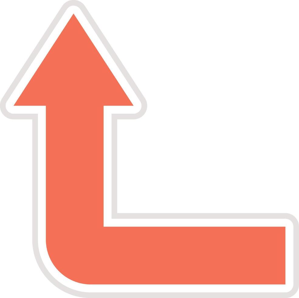 Turn up Icon Design Illustration vector