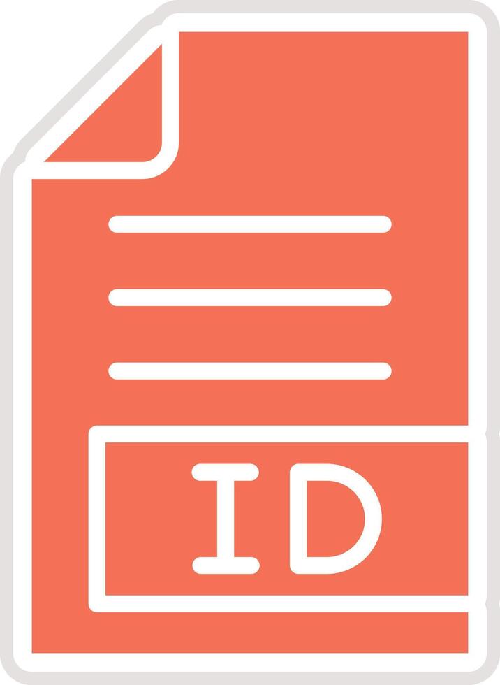 ID Icon Design Illustration vector