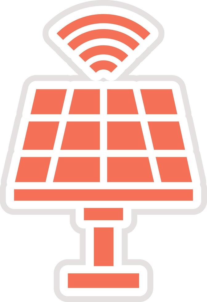 Solar Icon Design Illustration vector