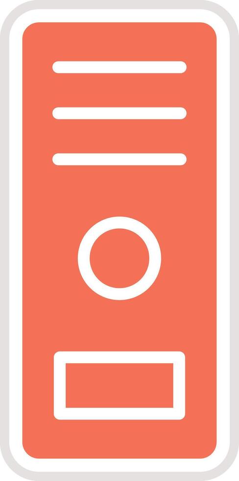 Computer case Icon Design Illustration vector