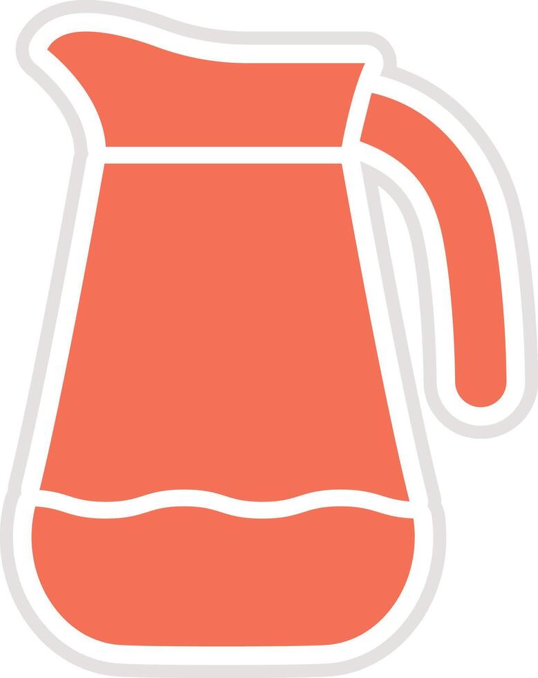 Jug Icon Design Illustration vector