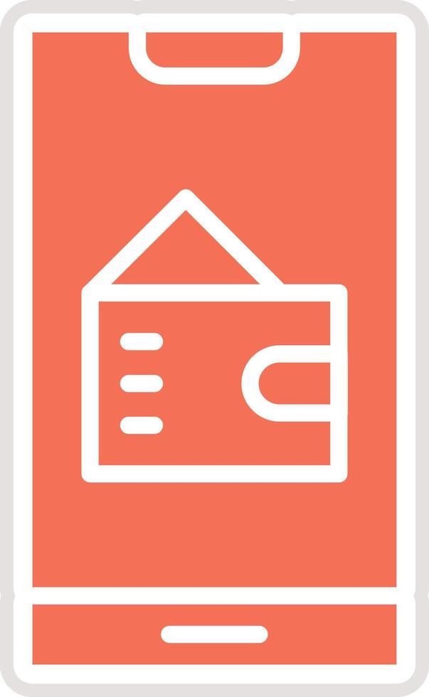 Wallet Icon Design Illustration vector