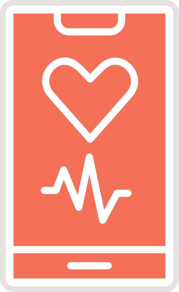 Heart Rate Icon Design Illustration vector