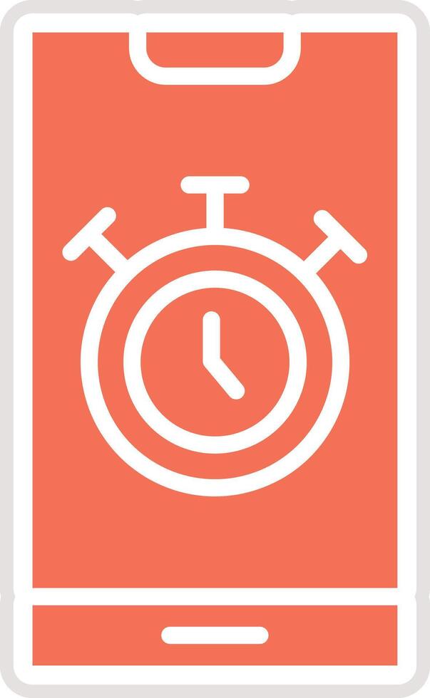 Stopwatch Icon Design Illustration vector