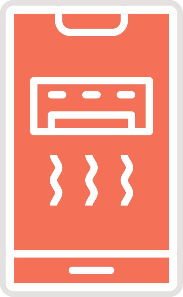 Air Conditioner Icon Design Illustration vector