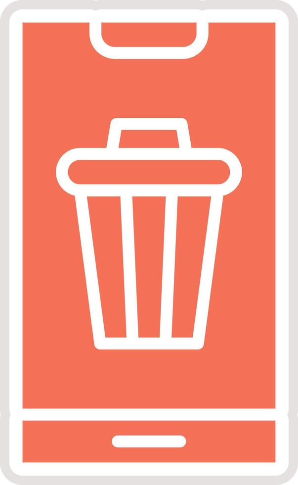 Bin Icon Design Illustration vector