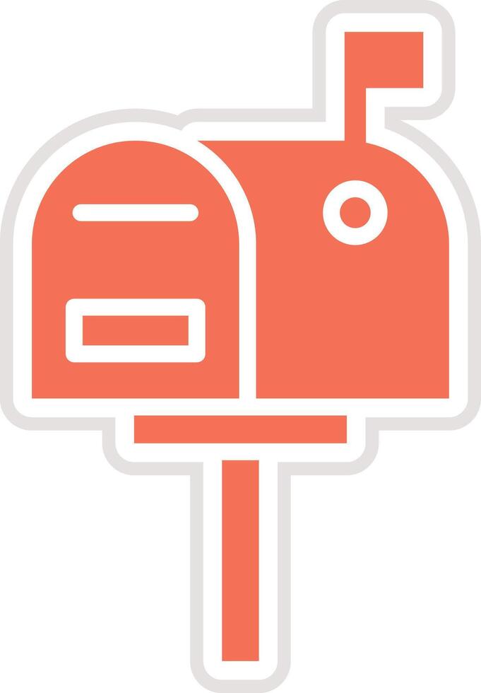 Mailbox Icon Design Illustration vector