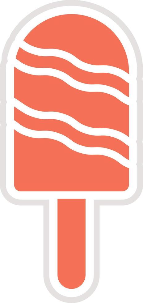 Ice lolly Icon Design Illustration vector