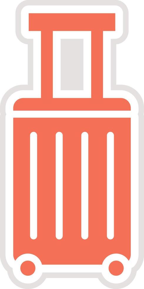 Luggage Icon Design Illustration vector