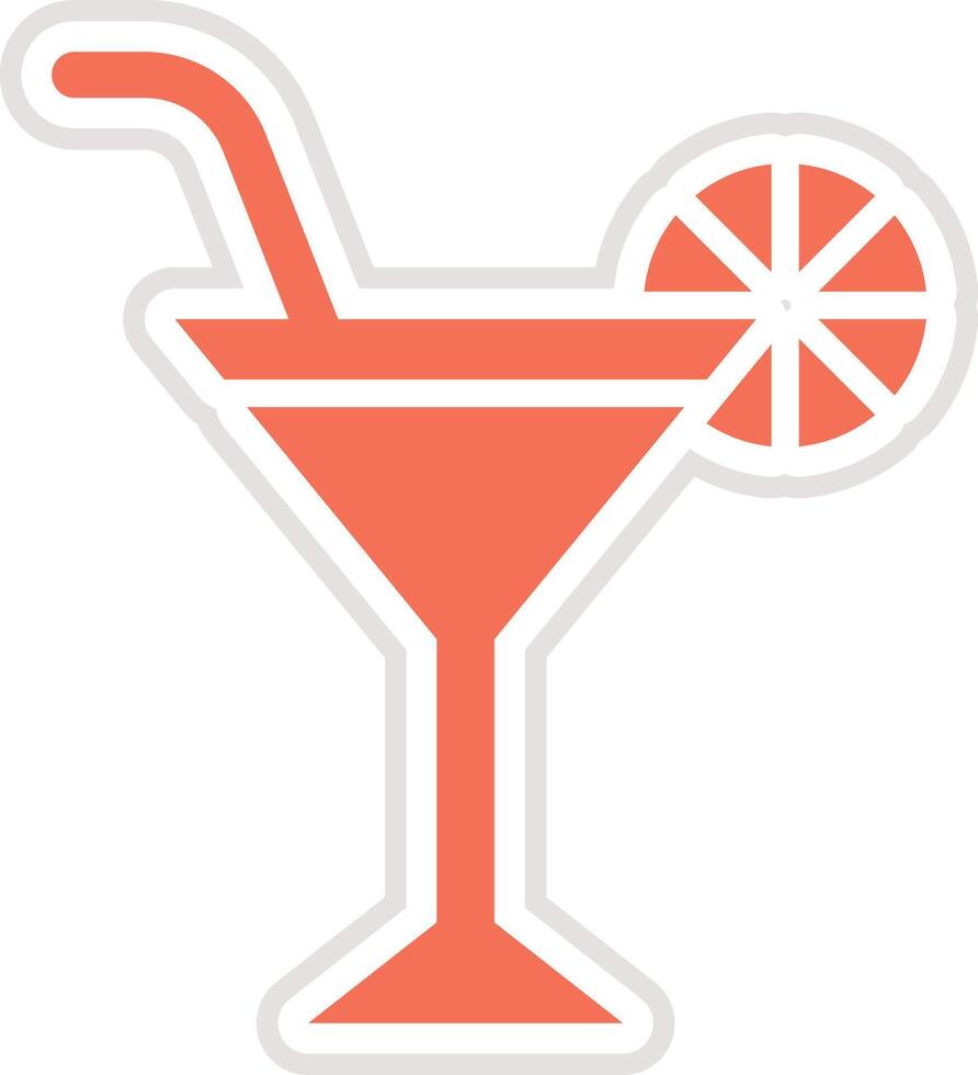 Martini Icon Design Illustration vector