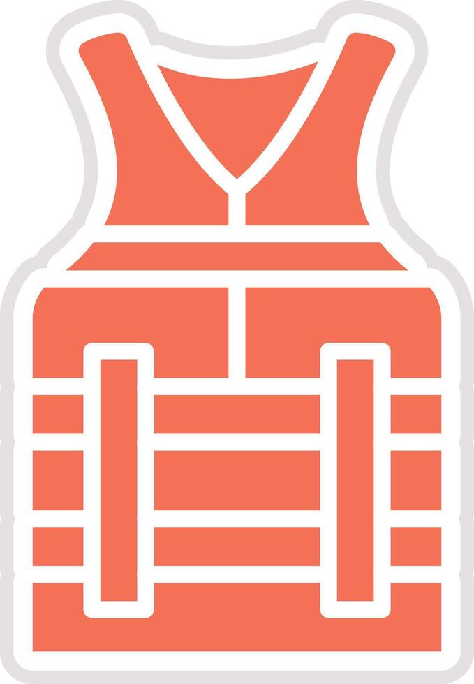 Life jacket Icon Design Illustration vector