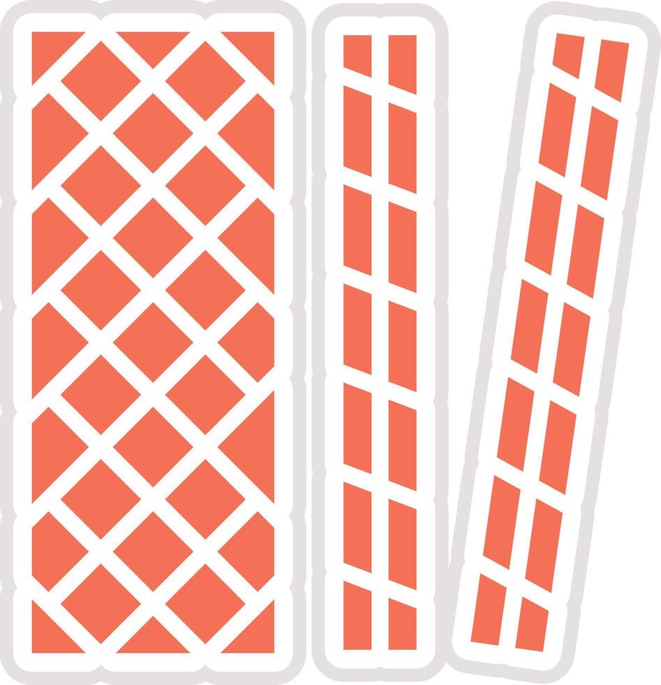 Wafer Icon Design Illustration vector