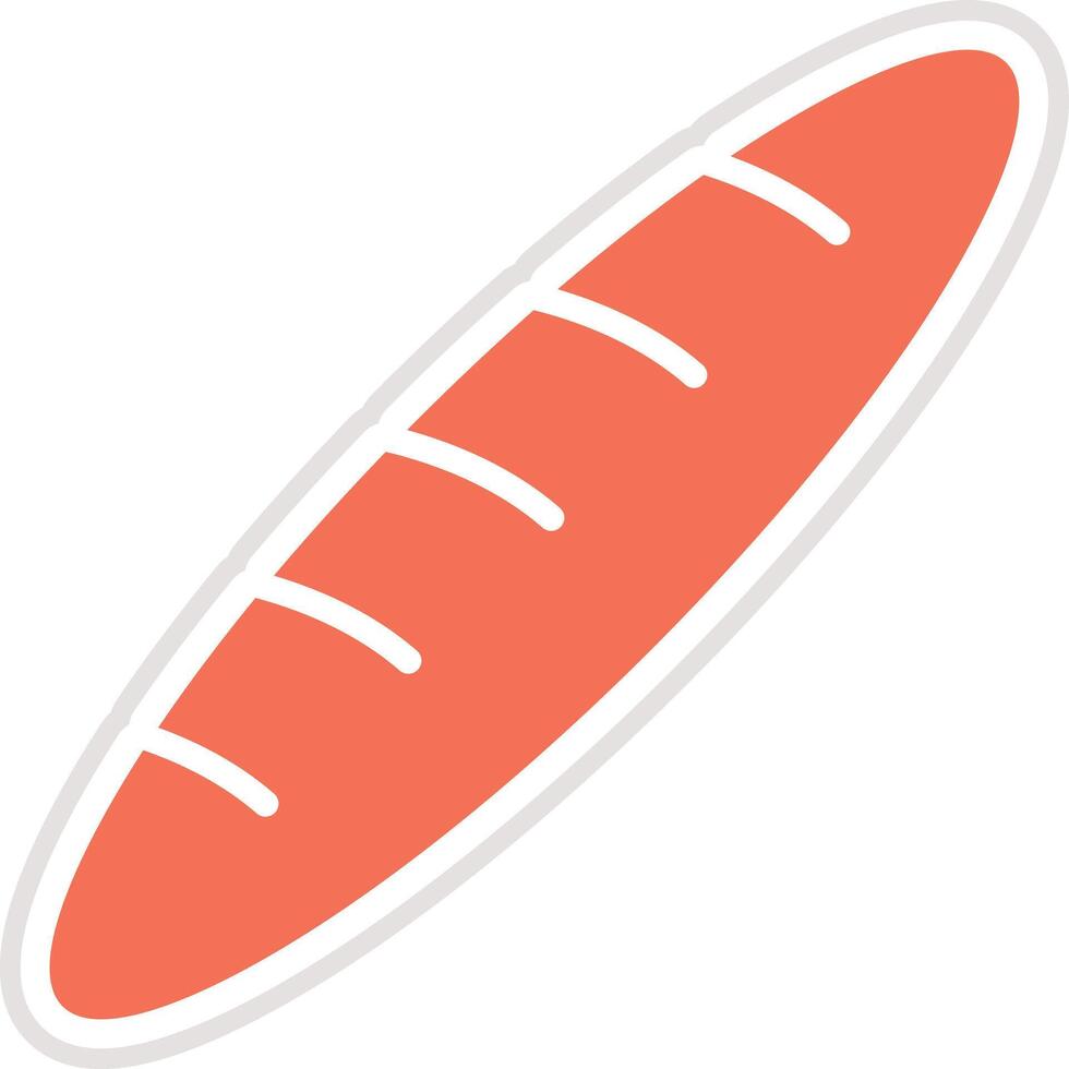 Baguette Icon Design Illustration vector