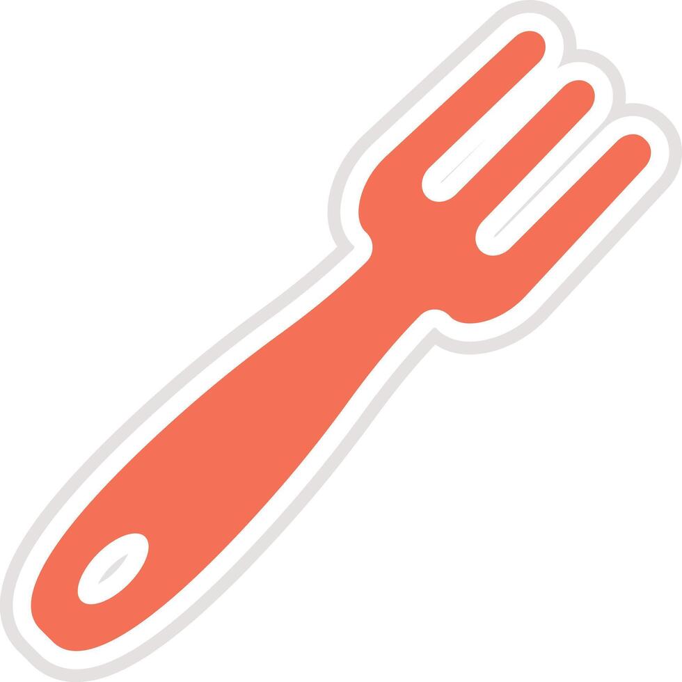 Fork Icon Design Illustration vector