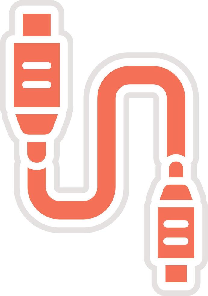 Cable Icon Design Illustration vector