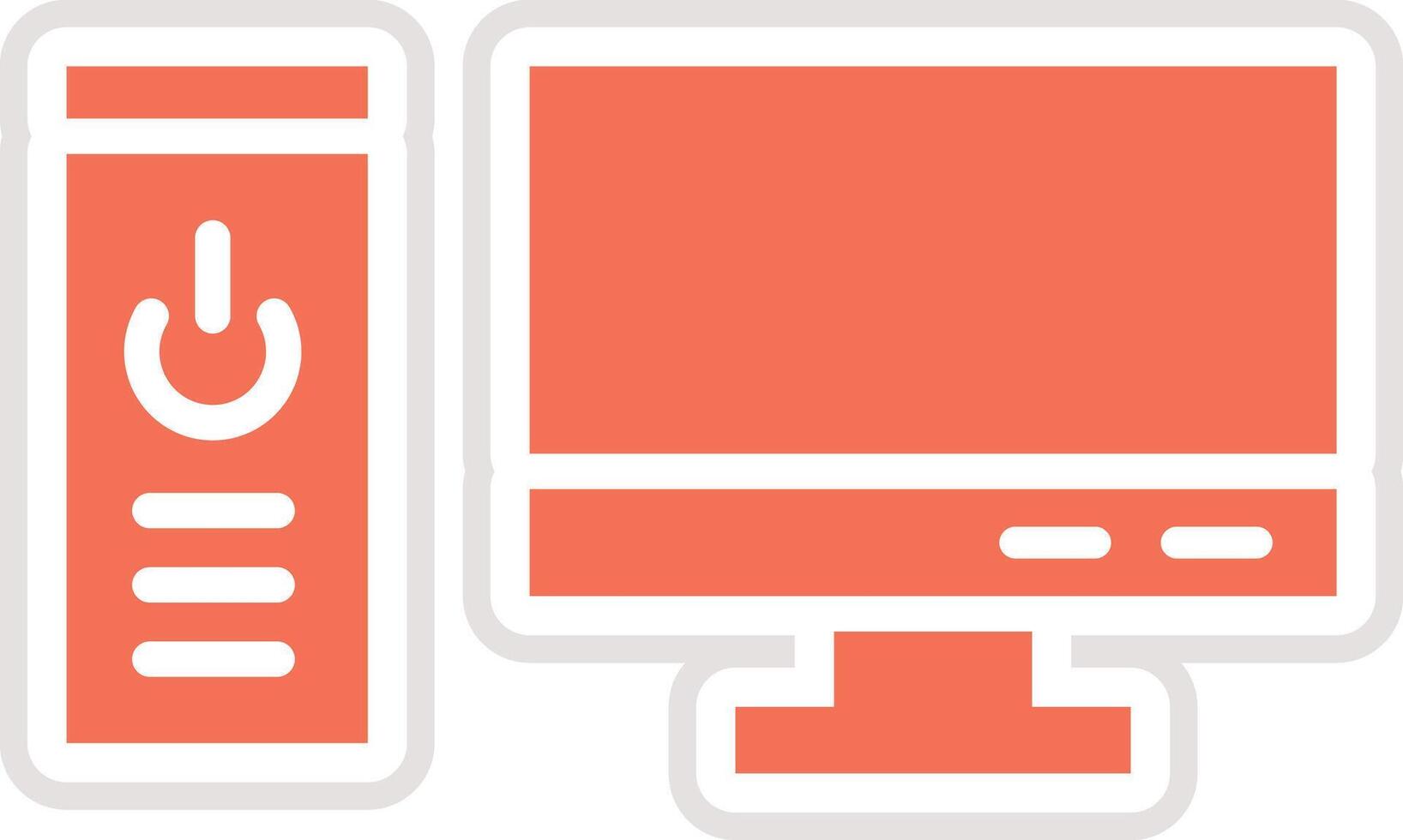 Computer Icon Design Illustration vector