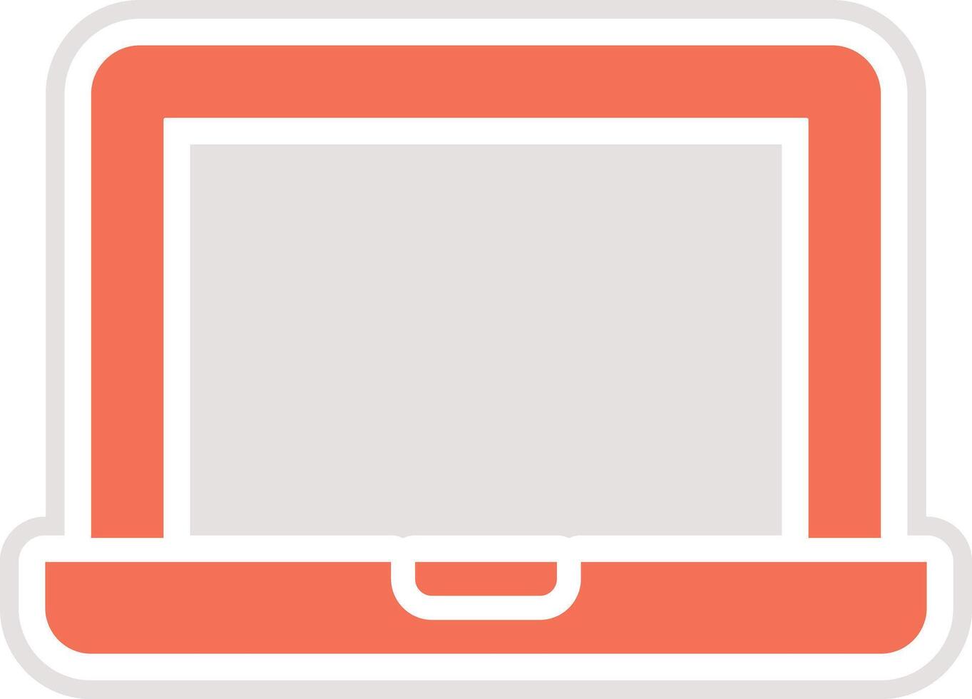 Laptop Icon Design Illustration vector