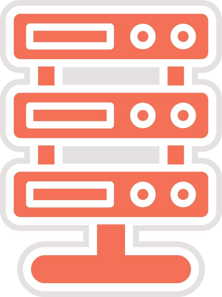 Server Icon Design Illustration vector
