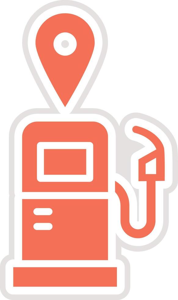 Gas station Icon Design Illustration vector