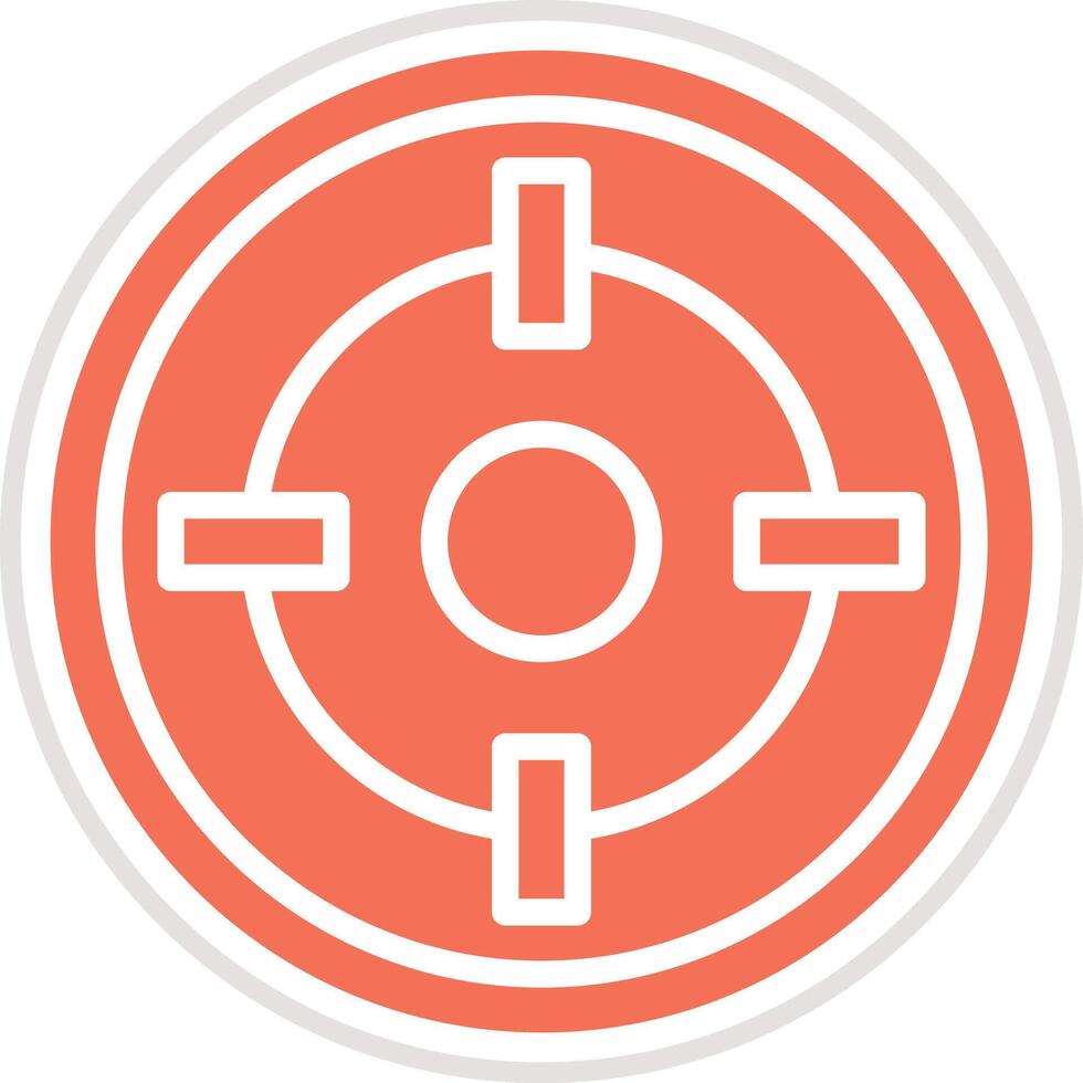 Target Icon Design Illustration vector
