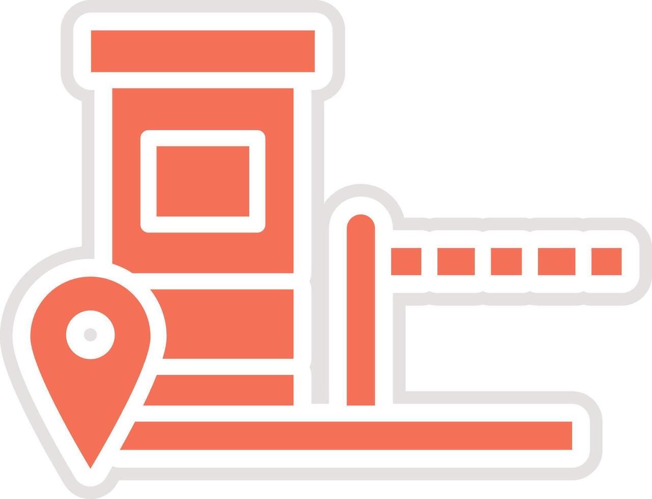 Toll Icon Design Illustration vector