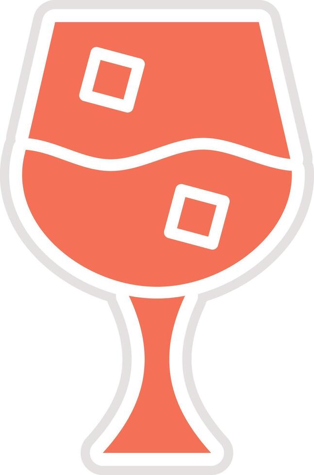 Wine Glass Icon Design Illustration vector